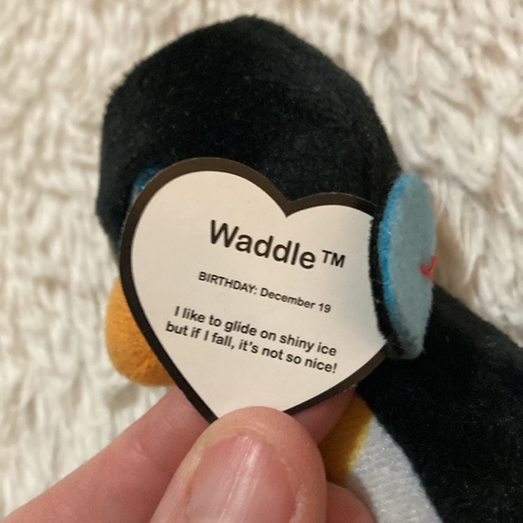McDonald’s 2017 Ty beanie boo waddle the penguin nwt - Picture 3 of 4